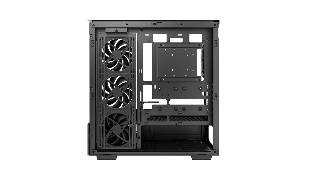 Кутия DeepCool CH690 LCD ATX Middle Tower Темперирано стъкло - R-CH690LCD-BKNNA0D-G