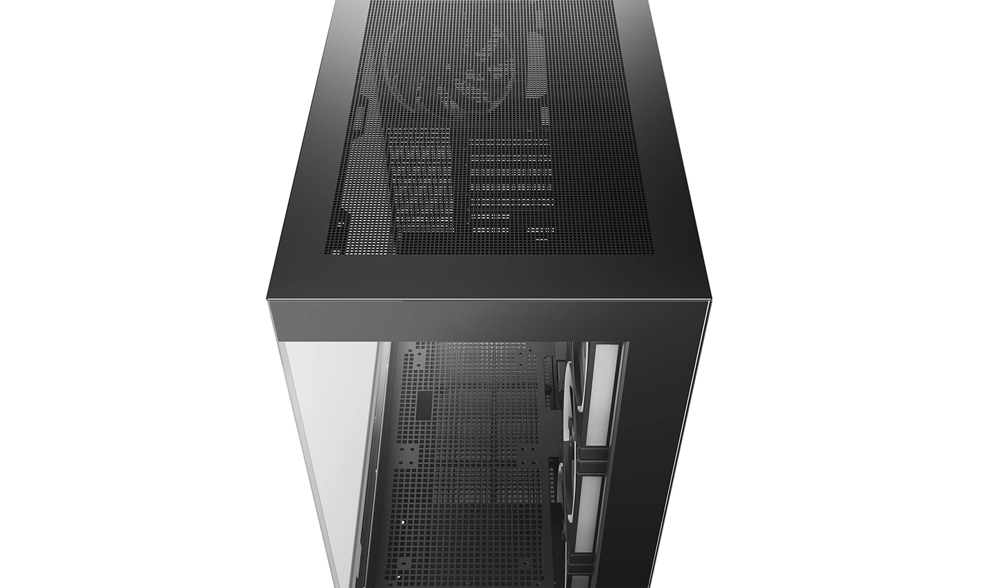 Кутия DeepCool CH690 LCD ATX Middle Tower Темперирано стъкло - R-CH690LCD-BKNNA0D-G