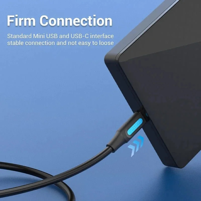 Vention Kabel USB 2.0 C M / Mini USB 5pin 0.5m - COWBD
