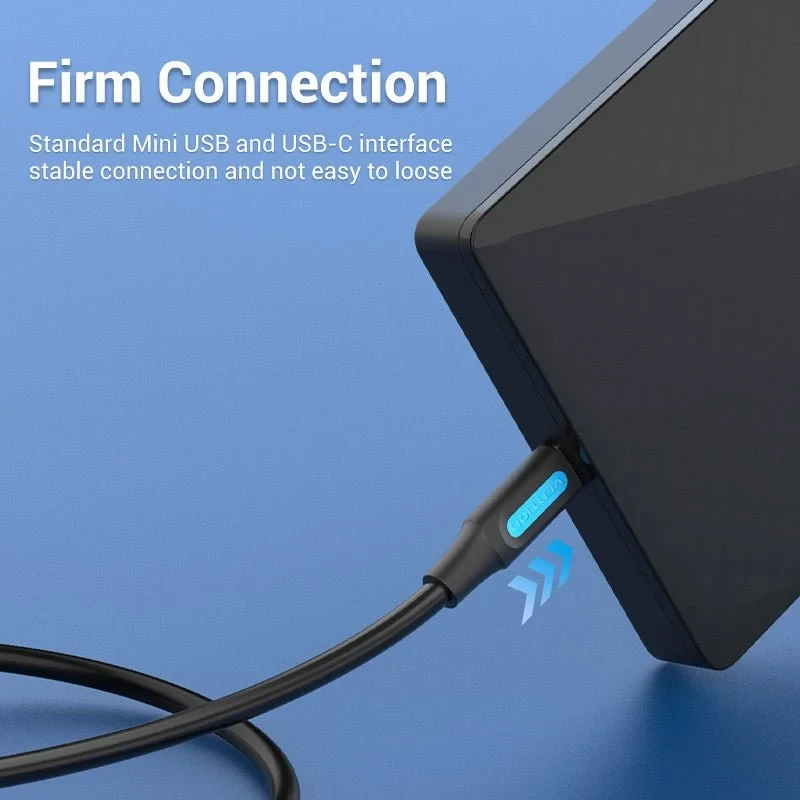 Vention Kabel USB 2.0 C M / Mini USB 5pin 0.5m - COWBD