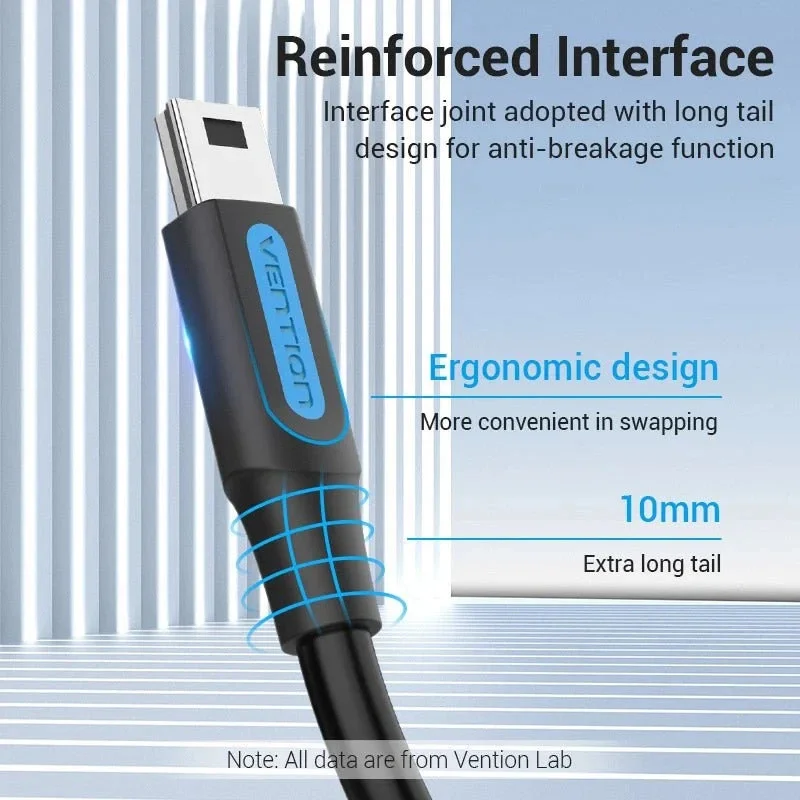 Vention Kabel USB 2.0 C M / Mini USB 5pin 0.5m - COWBD