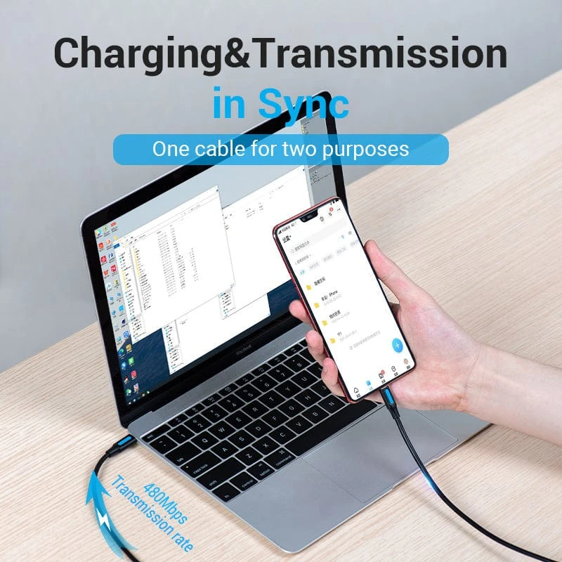 Vention USB 2.0 C M / Micro-B USB M cable - COVBD