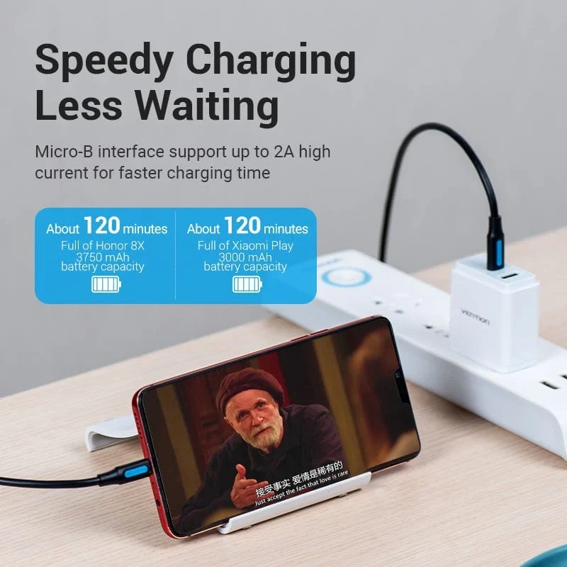 Vention USB 2.0 C M / Micro-B USB M cable - COVBD