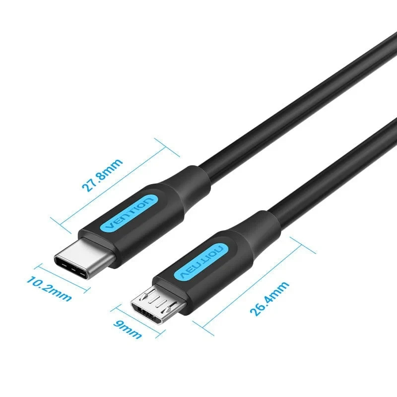 Vention USB 2.0 C M / Micro-B USB M cable - COVBD