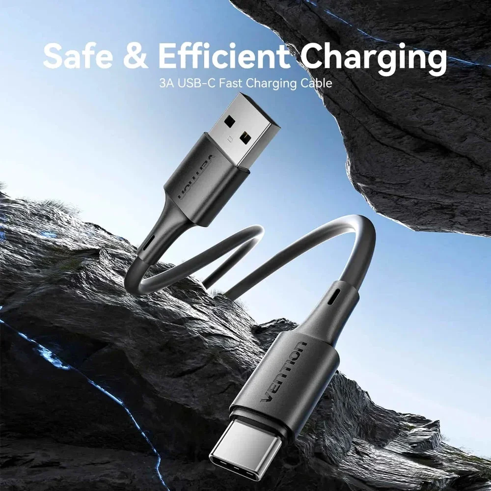 Vention Кабель USB 2.0 AM / USB-C M 0.25m - TRQBAC