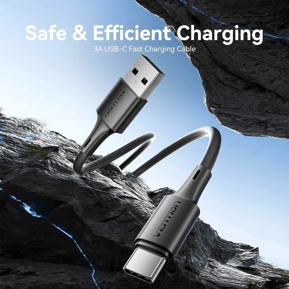 Vention Кабель USB 2.0 AM / USB-C M 0.25m - TRQBAC