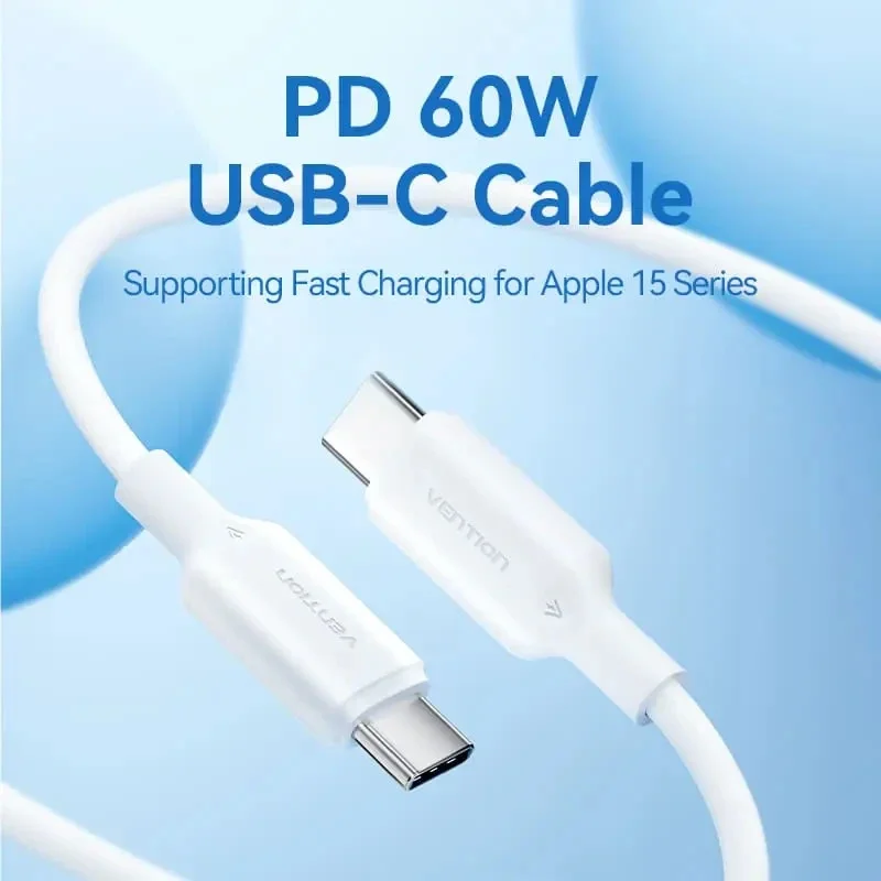Vention Cablu USB 2.0 C M / USB-C M 1.0m Black - TRCBF
