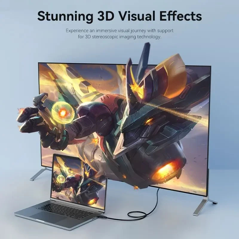 Vention Кабел Cable - Display Port v1.2 DP M / M Black 4K 2.0M - HAKBH