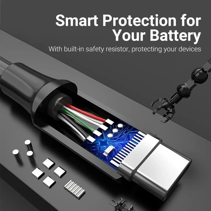 Vention Кабел USB 3.2 Gen2 A / USB-C M 0.25m, 10Gbps - CWCBC