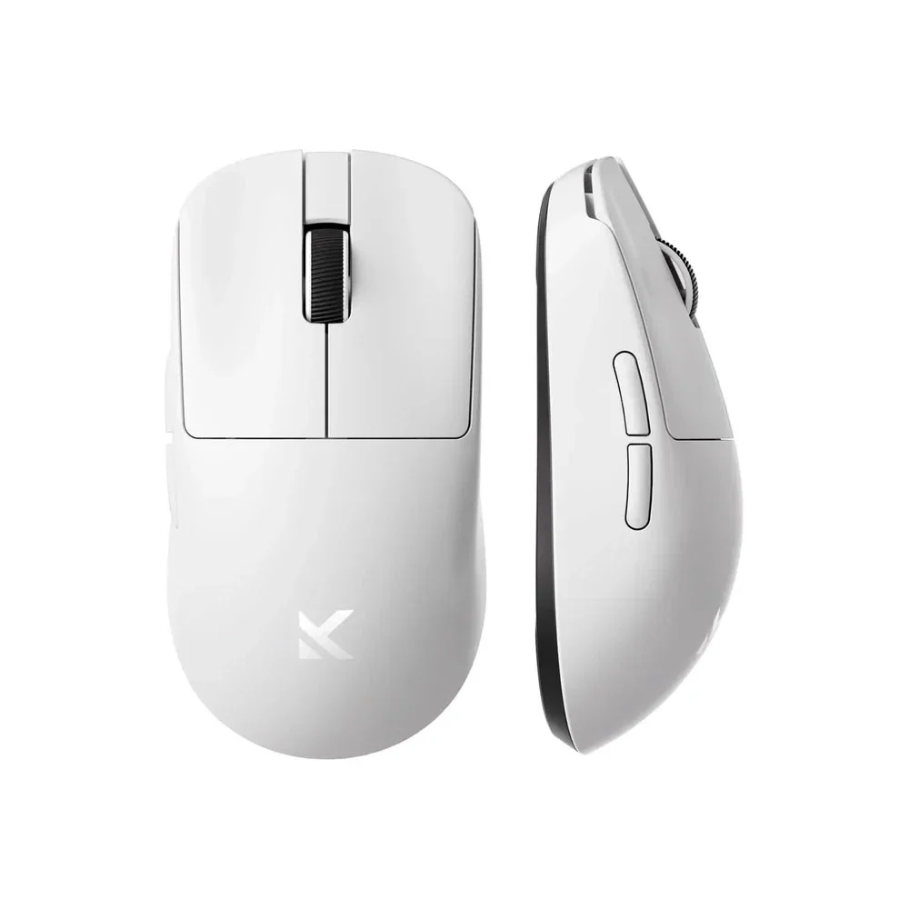 MCHOSE професионална геймърска мишка L7 Pro White - Wireless Gaming Mouse - Dual 8K, Kailh Optical