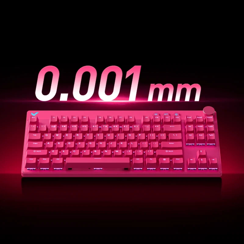 MCHOSE геймерска механична клавиатура Gaming Mechanical Keyboard Mix 87 Ultra Esports - 8K, Mount Tai Magnetic Switch GT [Tactile] (English US), Black