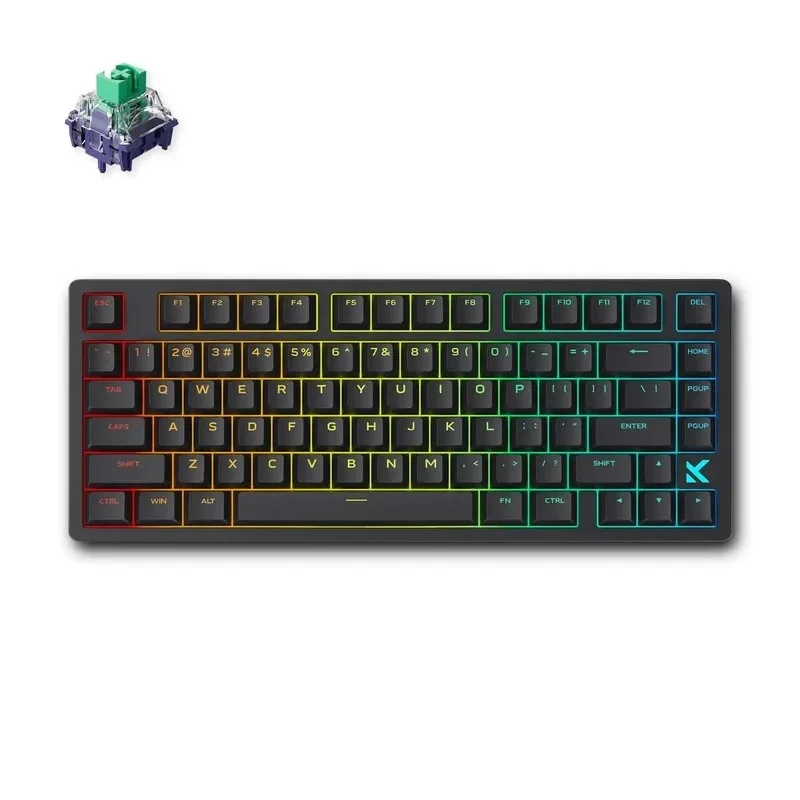 MCHOSE геймерська механічна клавіатура Gaming Mechanical Keyboard Jet75 - 8K, Kailh Magnetic God Switch [Linear] (English US), Black