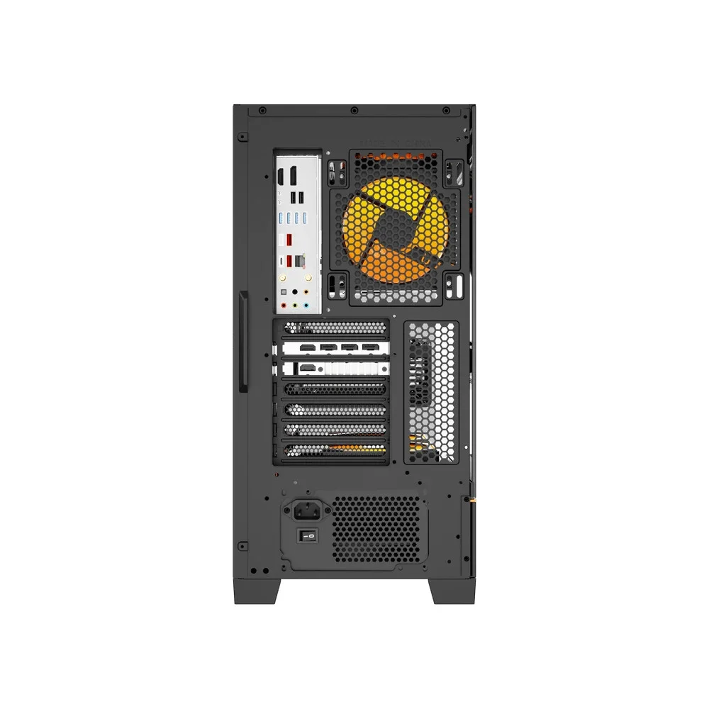 Darkflash case Case ATX - K430 Black - 6 x 120 mm A-RGB fans included, USB-C