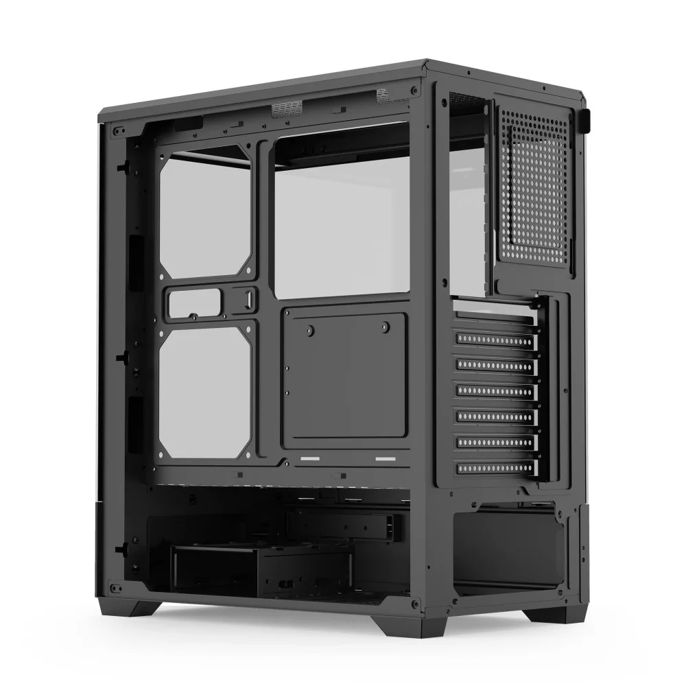 Aigo case Case ATX - C365 Black - 3 x 120 mm A-RGB fans included