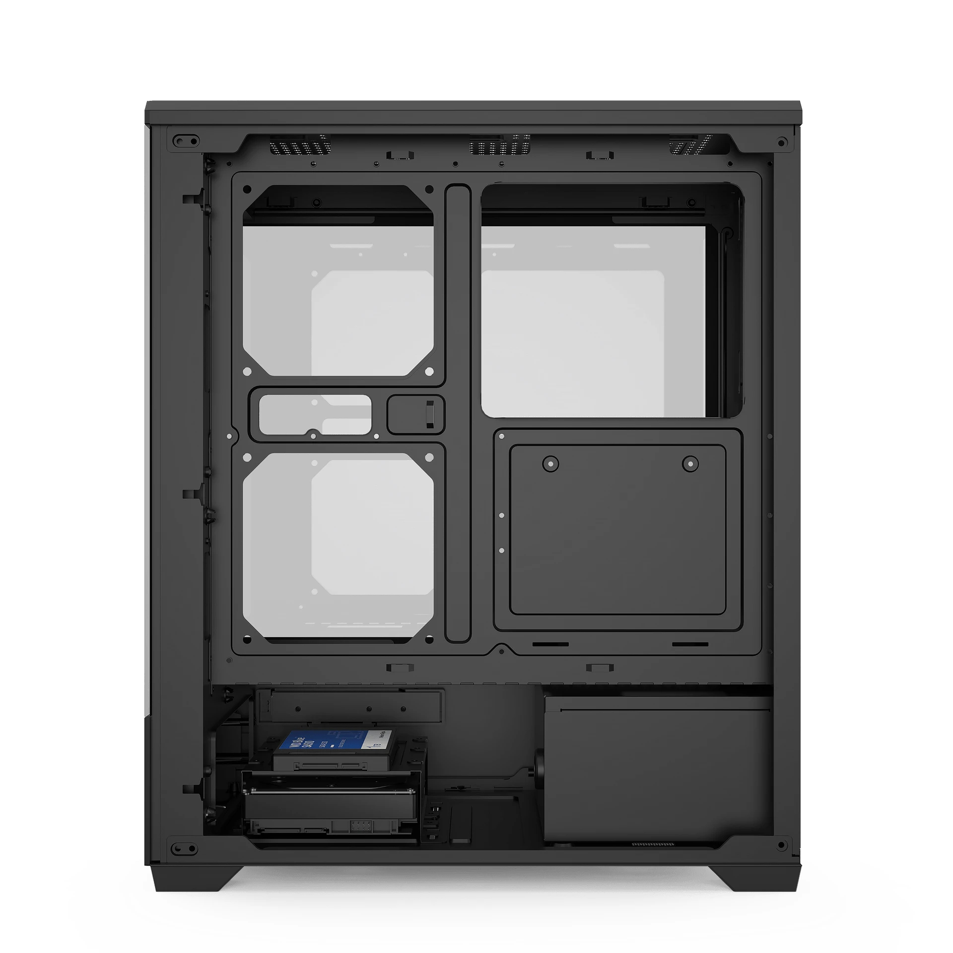 Aigo case Case ATX - C365 Black - 3 x 120 mm A-RGB fans included