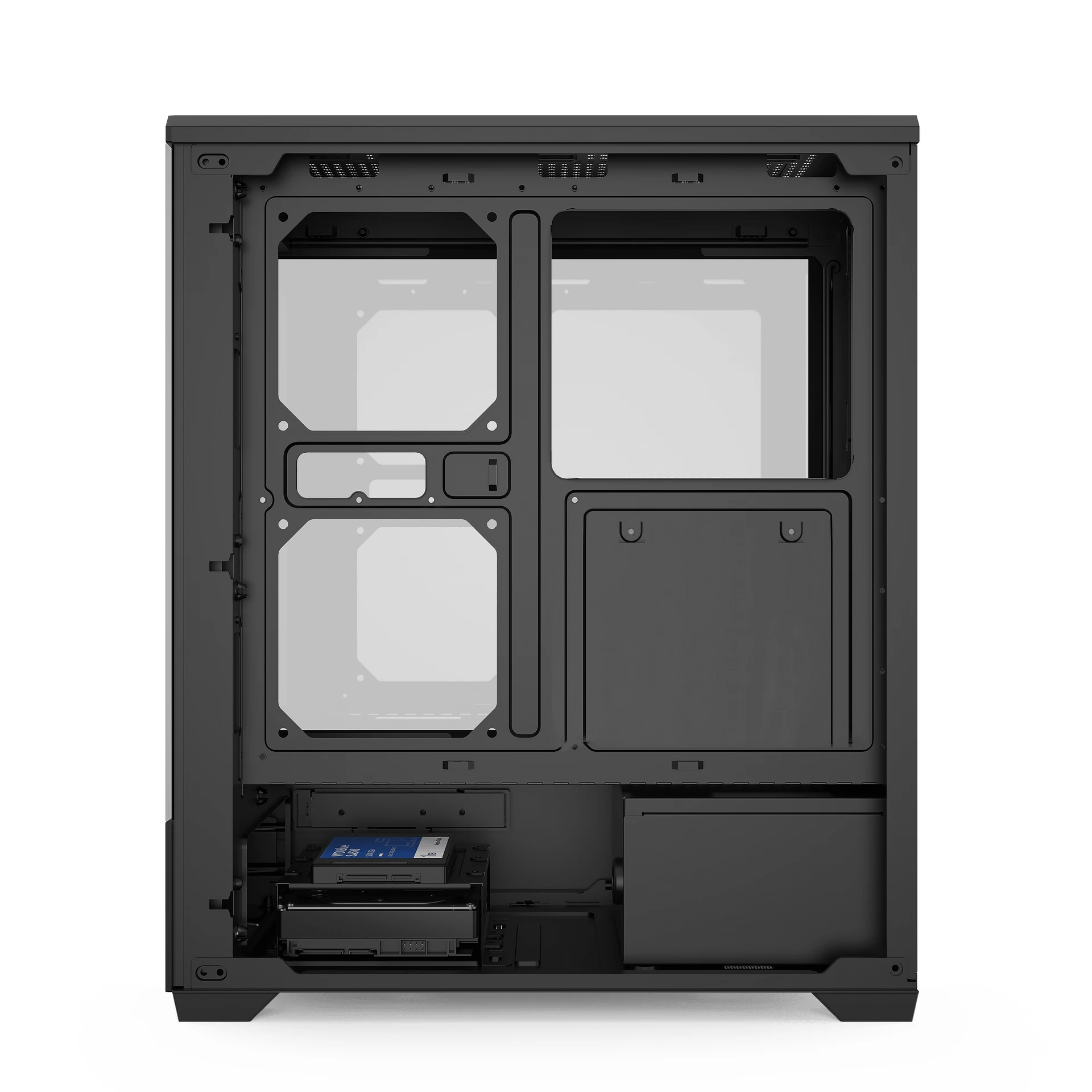 Aigo case Case ATX - C365 Black - 3 x 120 mm A-RGB fans included