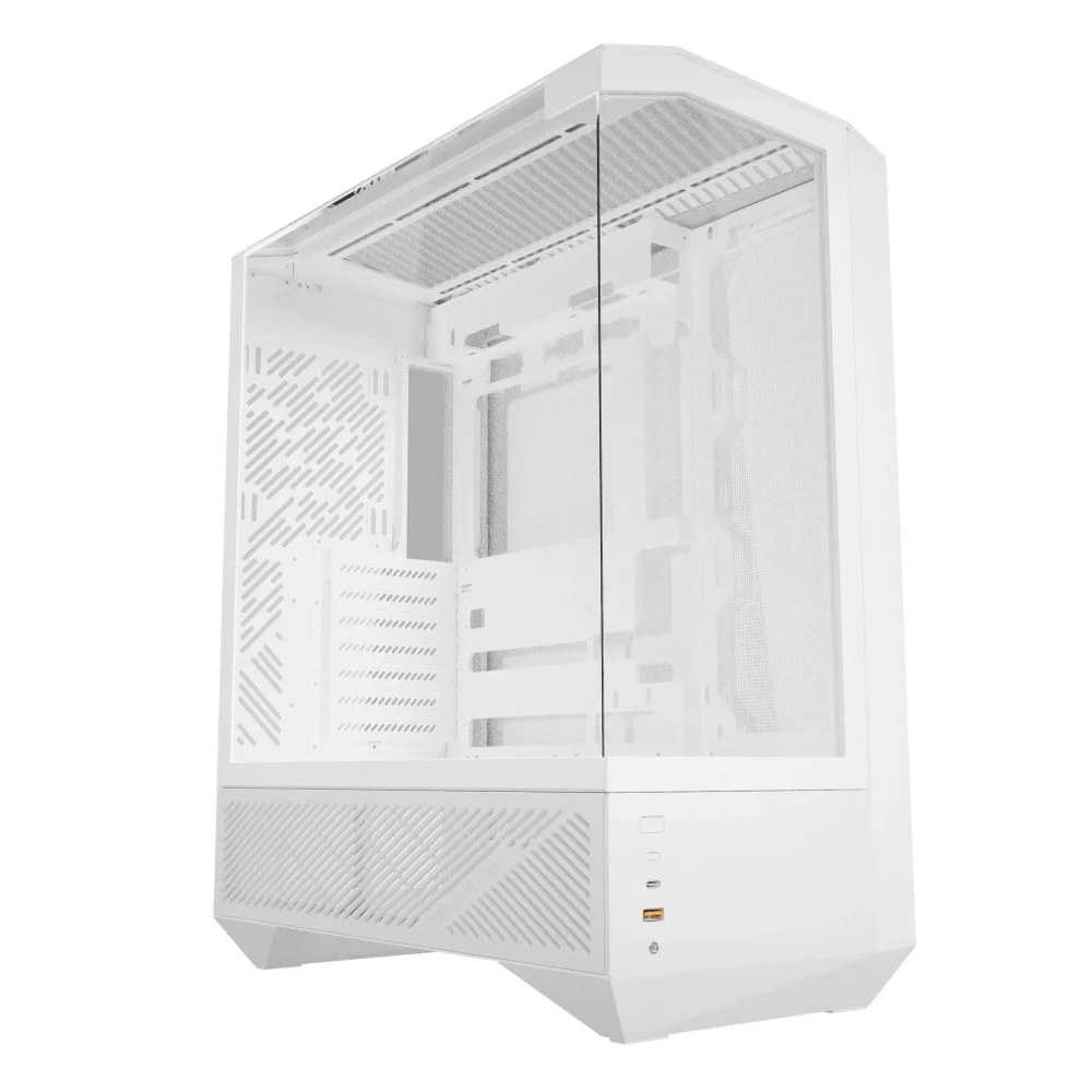 Darkflash case Case ATX - DY460 White - 4 x 120 mm A-RGB fans included, USB-C