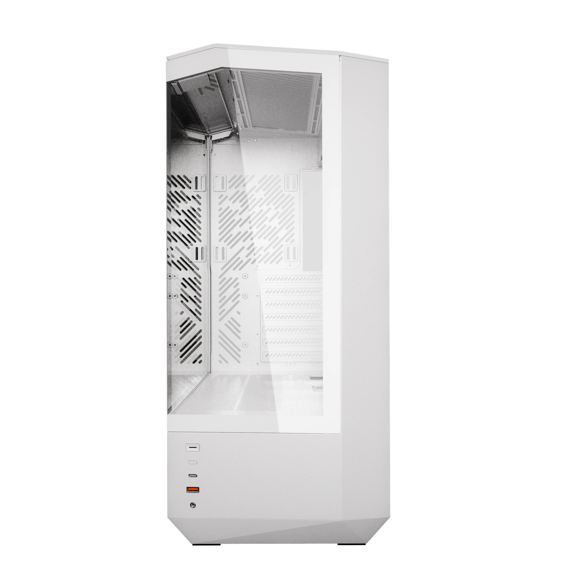 Darkflash case Case ATX - DY460 White - 4 x 120 mm A-RGB fans included, USB-C