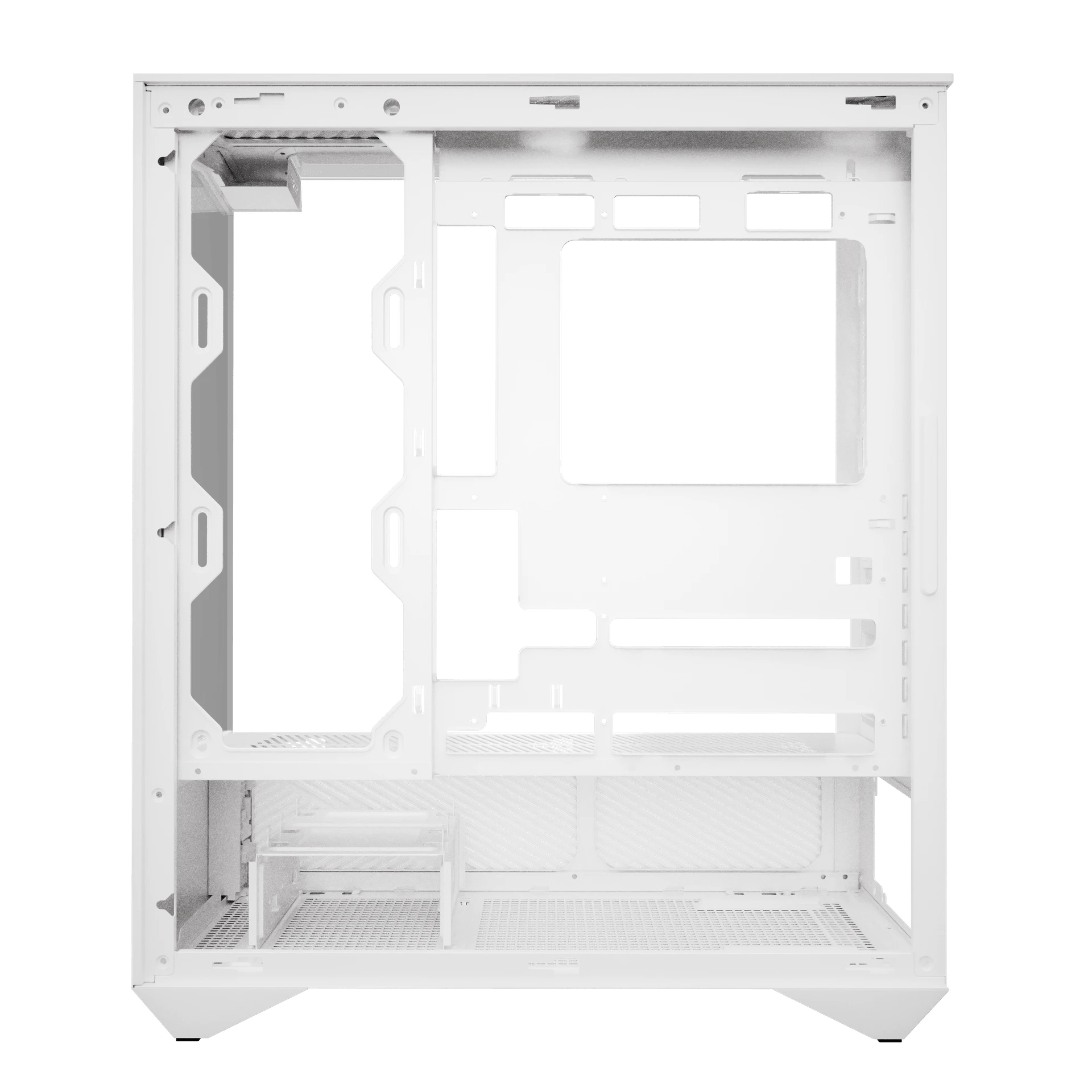 Darkflash case Case ATX - DY460 White - 4 x 120 mm A-RGB fans included, USB-C