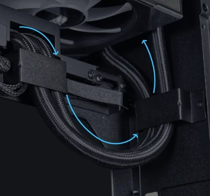 Lian Li кутия Case mATX - O11 Vision-M - Black
