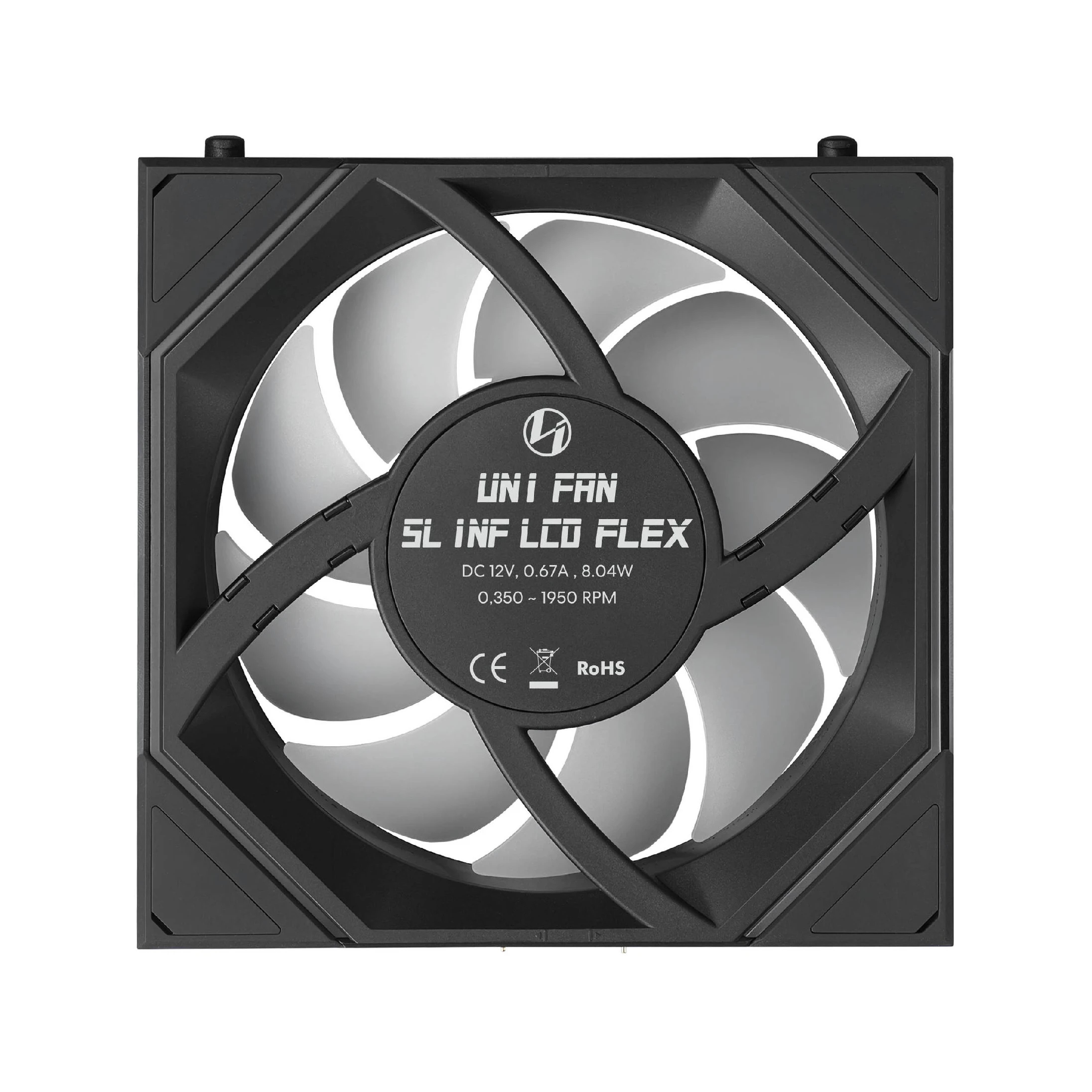 Вентилятор Lian Li SL-INF LCD FLEX Black Fan 120mm - 12SLIND1F1B