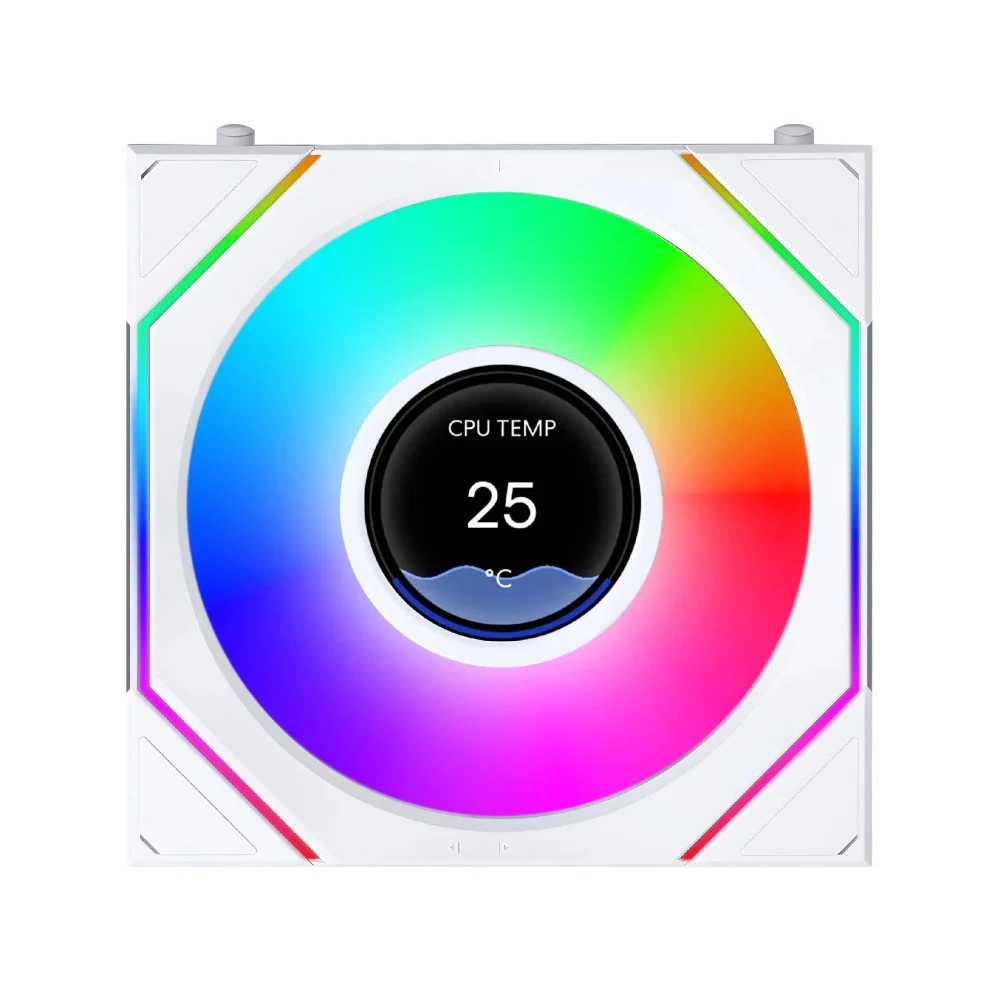 Вентилатор Lian Li  SL-INF LCD FLEX Fan 120mm White, Reverse - 12RSLIND1F1W