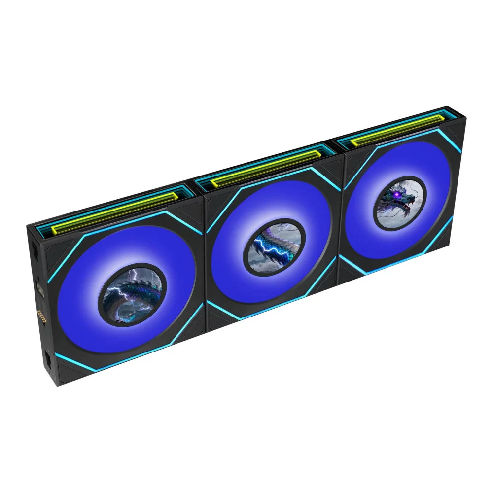Вентилатори Lian Li SL-INF FLEX LCD Fan Pack 3-in-1 Black, Reverse - G9F.12RSLIND1F3B.00