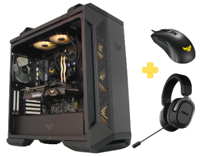 Купувайки нашия MARK III TUF билд, получаваш два ASUS TUF подаръка!
