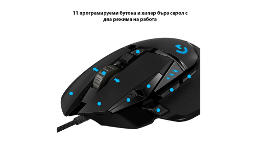 11 програмируеми бутона