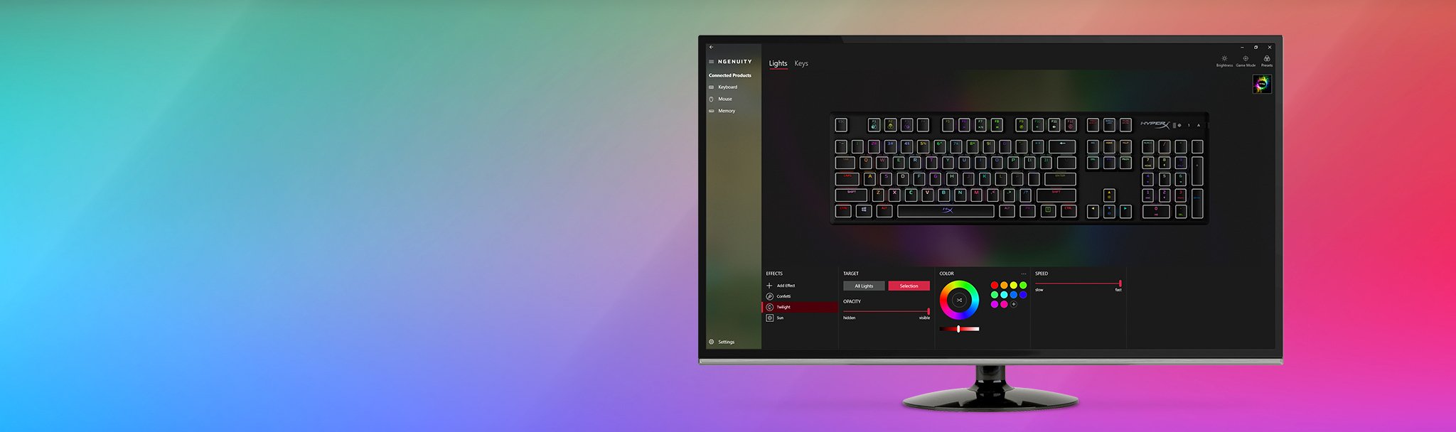 Разширена персонализация с HyperX NGENUITY