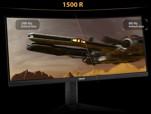 200HZ REFRESH RATE AND 1MS (MPRT) RESPONSE TIME