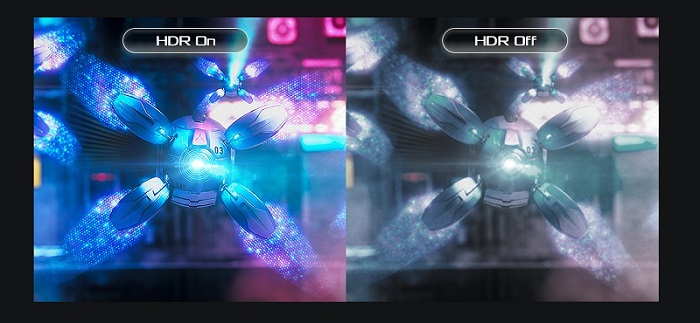 HIGH DYNAMIC RANGE (HDR) support